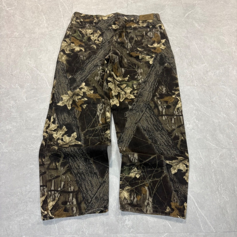 Mossy Oak Break-Up Camo Pants Mens 38 Regular Straight Leg Hunting Streetwear